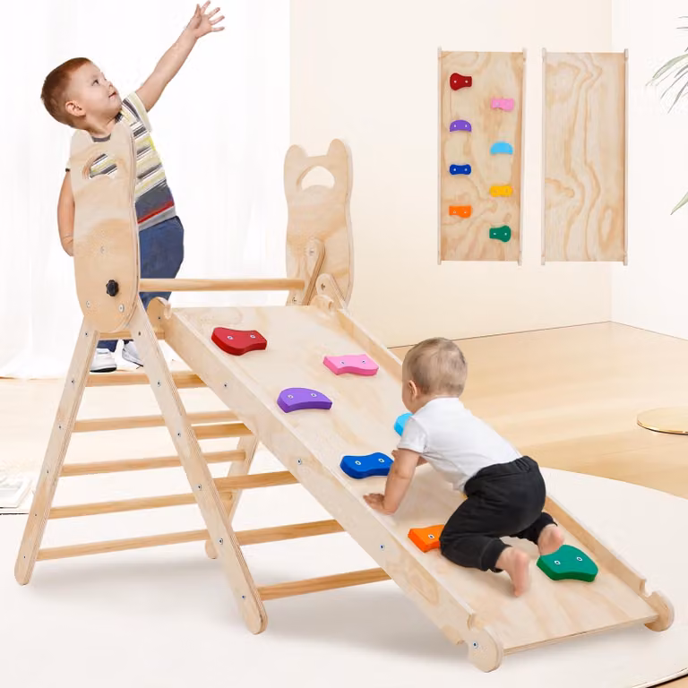 Omgoods - Giocattolo multifunzione 3-in-1 per bambini con scivolo