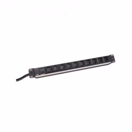 DIGITUS DN-95404 DIGITUS 1U striscia di alimentazione per montaggio a rack a 10 vie 2m
