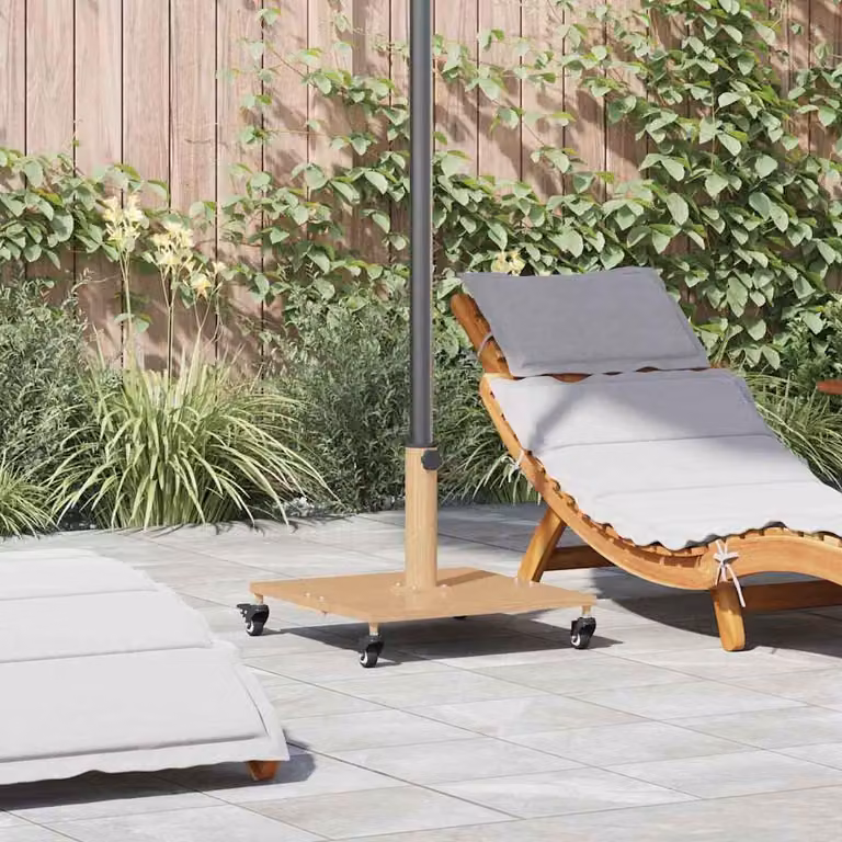 Maison Exclusive - Portaombrelli, 26,75 kg, legno chiaro, forma quadrata