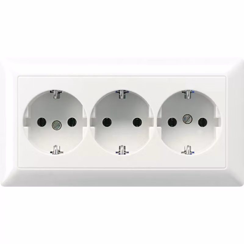 Jung AS523BFWW Presa Schuko tripla da incasso