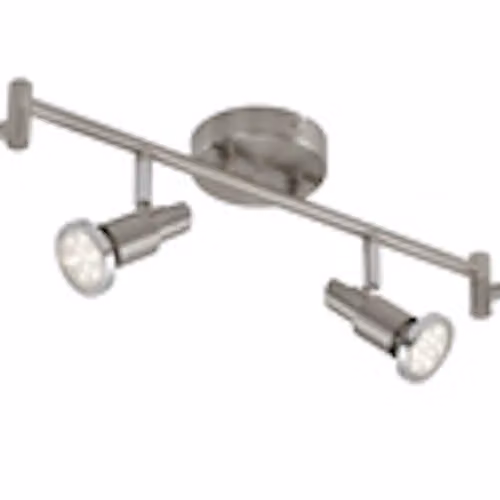 BRILONER, raccordo per lampada a LED GU10, 6 facce, finitura nichel opaco