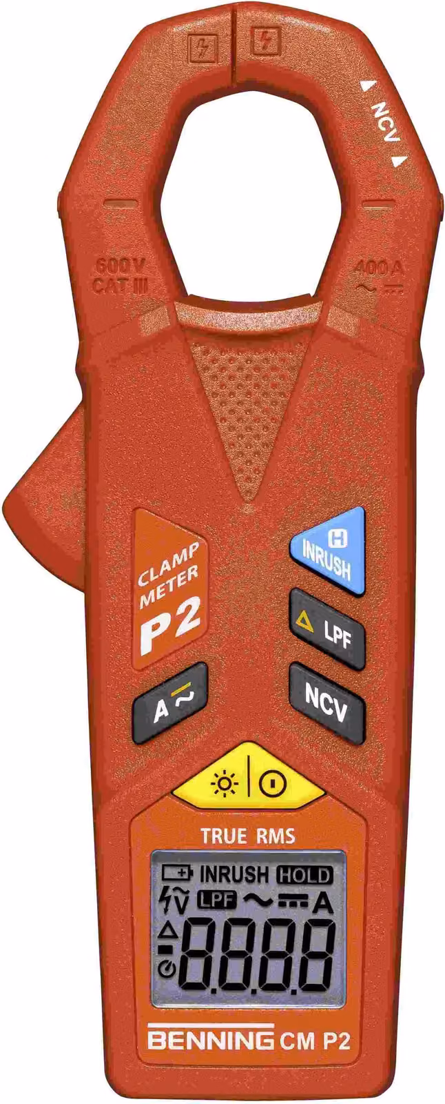 Benning Pinza amperometrica digitale, Trms, 10 mA-400 A CA/CC, 23 mm, LPF, Hold, ZERO, 1 pz.