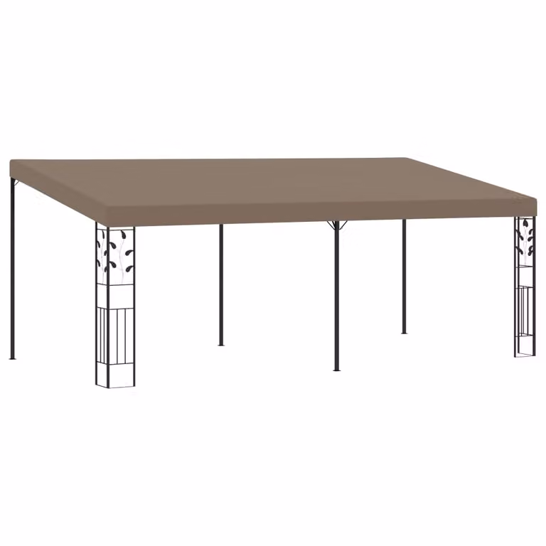 The Living Store Wand-Pavillon 6x3x2,5 m Taupe