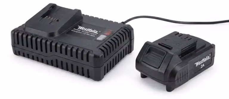 Kit Avviamento 18 V Li-Ion con Batteria 2,0 Ah e Caricabatteria Rapido 4 A - Ricarica in 35 Minuti Compatibile Piattaforma Utensili