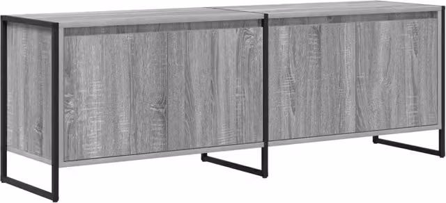 Mobile TV | Armadietto TV | Mobile Porta TV Grigio Sonoma 140 x 36 x 49.5 cm Legno multistrato