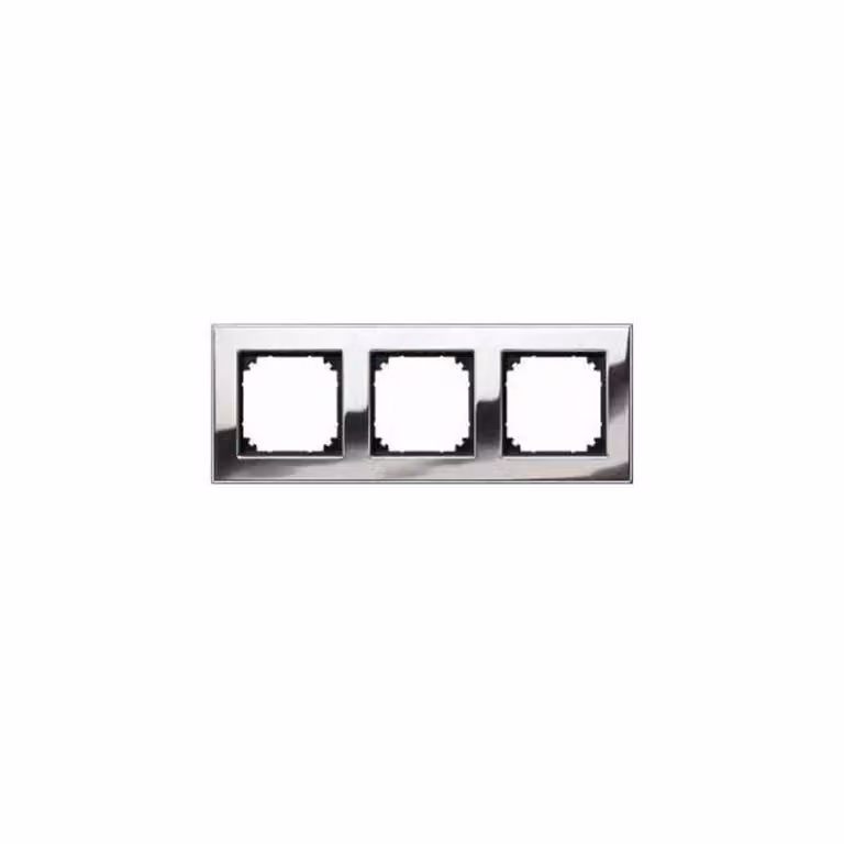 Telaio metallico M-PLAN, triplo, cromato