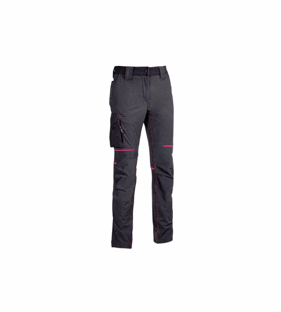 Pantalone Grey Fucsia M World Upower