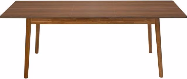 Tavolo da pranzo allungabile in legno 160/210 cm "Prisma" - 8 posti - Marrone