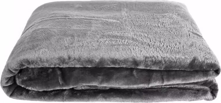 Coperta 150x200 cm in pile copriletto in poliestere antracite