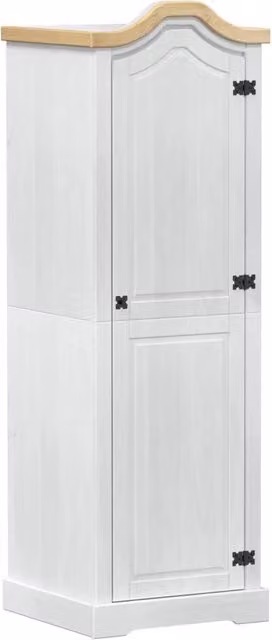Armadi con lo scaffale Bianco 55 x 52 x 170 cm Pino massello CFW4306799