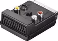Connettore video Scart Adapter in Out Techly Nero IADAP SCART 312