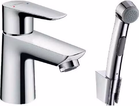Miscelatore per lavabo con doccia bidet hansgrohe Talis E cromo HG 71729000