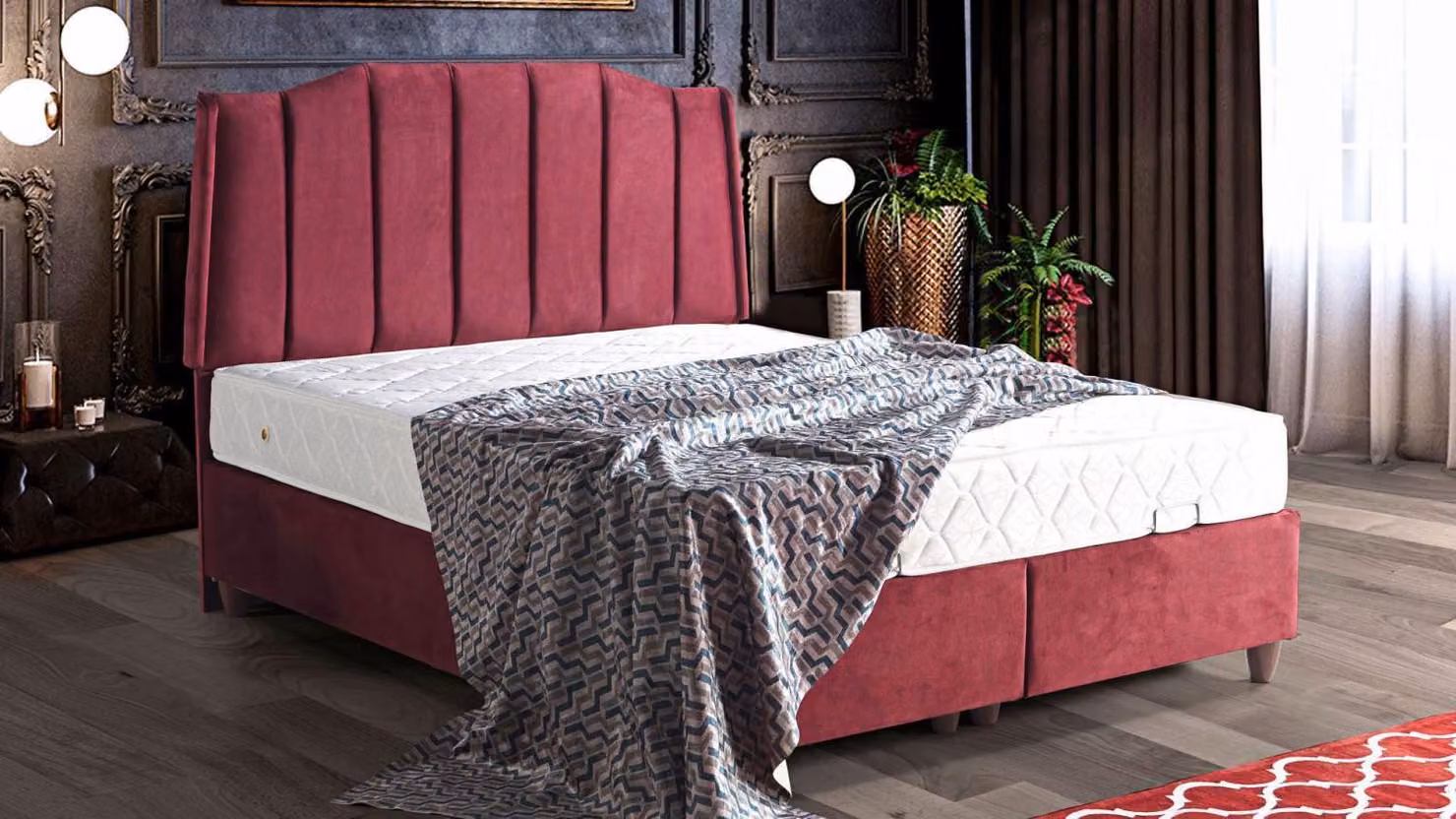 Bett Design Betten Luxus Betten Polster Schlafzimmer Möbel Modern