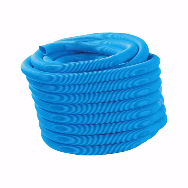 Tubo flessibile per filtrazione galleggiante ondulato tagliabile 36,5 m - Ø38 mm - blu