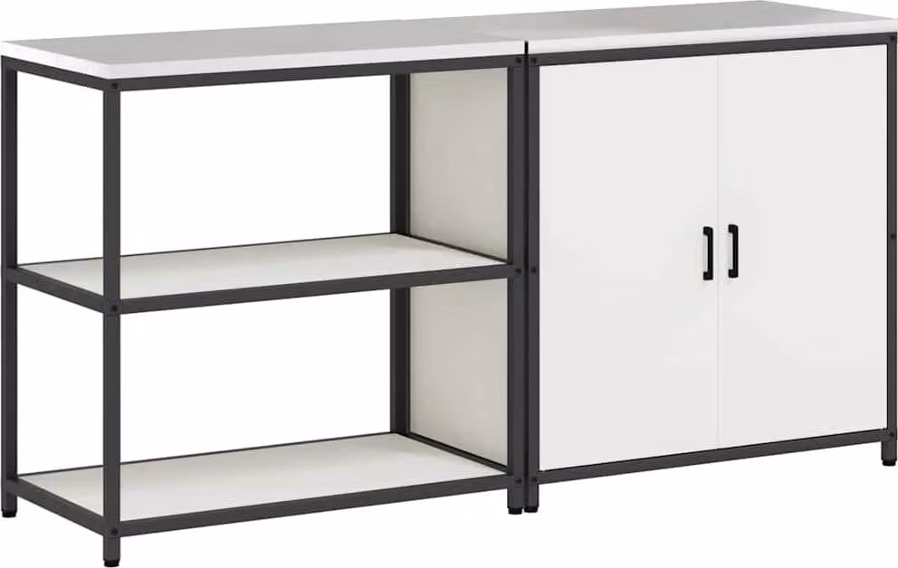Set di Stoccaggio per Cucina HATTEM 2 pcs Bianco
