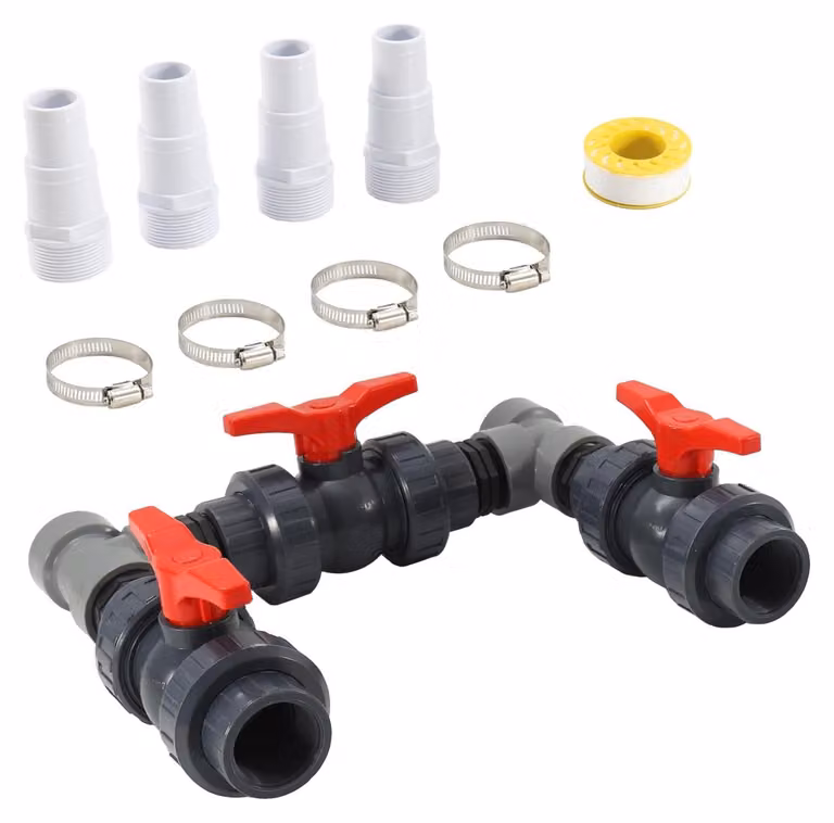 Kit di collegamento bypass per piscina, 32/38 mm