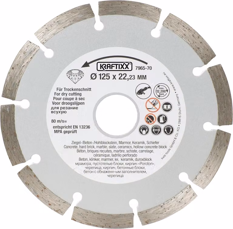 Dischi Diamantati Per Scanalatori Tc-Ma 1300 - ø mm.125 - foro mm.22,2