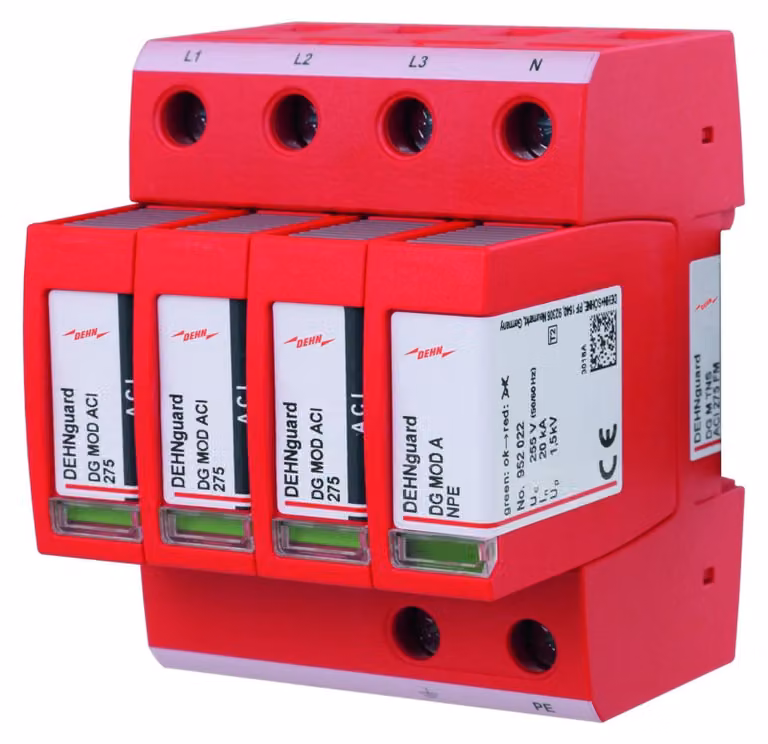 DEHN Scaricatore di sovratensione 4 poli Uc 275V DG M TNS ACI 275 FM