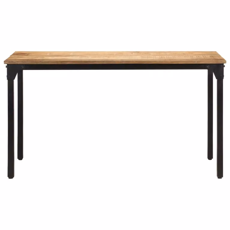 Tavolo da Pranzo 140x70x76 cm in Legno di Mango Grezzo