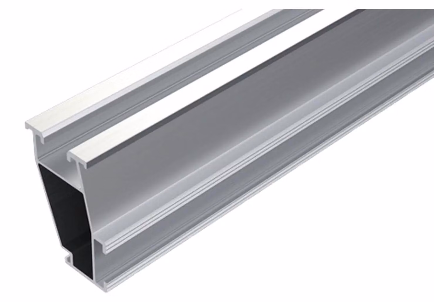 Guida di montaggio Aerocompact X60-4750, alluminio EN AW-6063 T66, barra da 4,75 m, 1 pz.