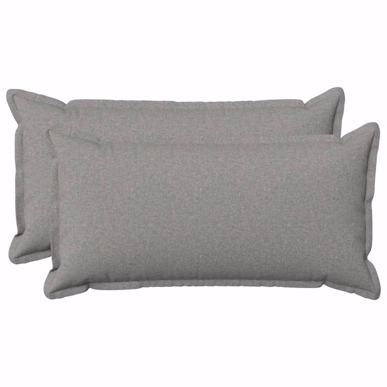 Set di 2 federe vidaXL HOUTEN Grigio Nuvola, L/P: 40 x 80 cm