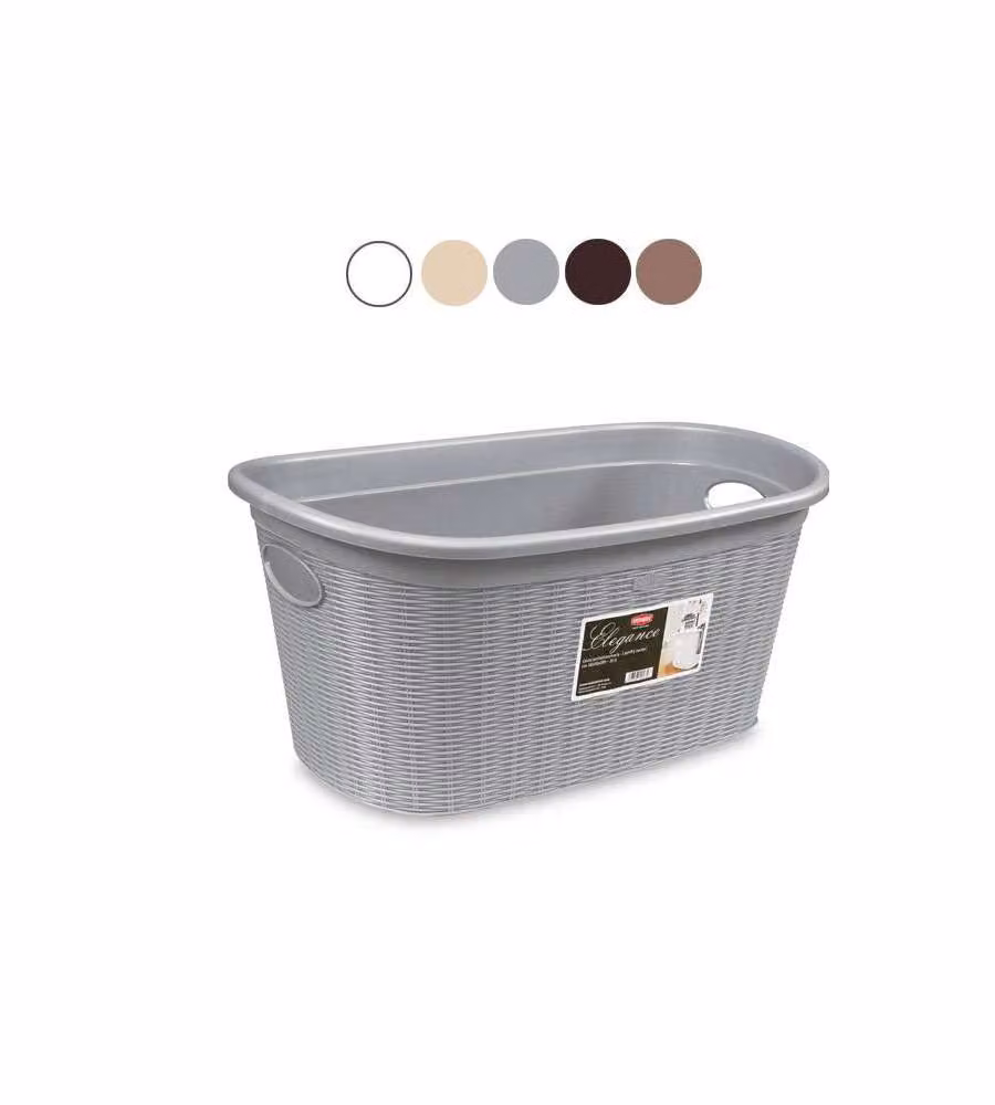 Cesta Elegance Cashmere 38X58 H 28 Stefanplast