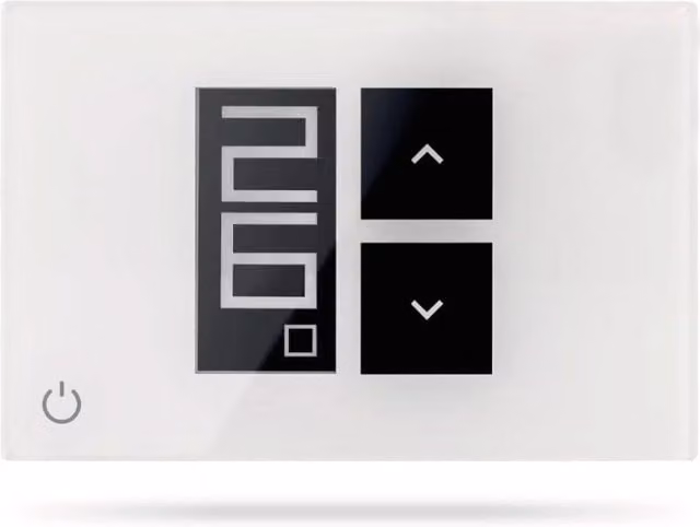 Cronotermostato Digitale Settimanale Wi-Fi Seitron Time Wall Bianco