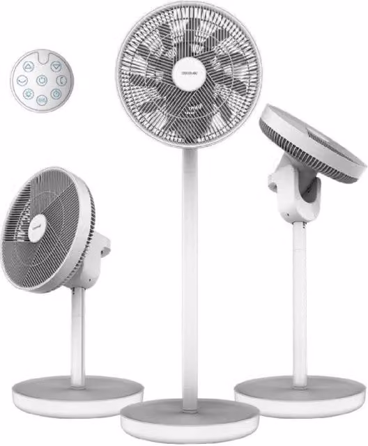 CECOTEC 08243 - Ventilatore a batteria EnergySilence 2600 Sunflower Portable
