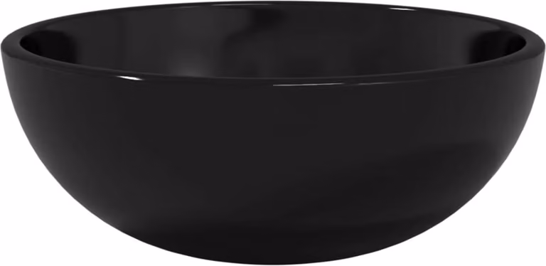 Lavandino in Vetro Temperato 30x12 cm Nero