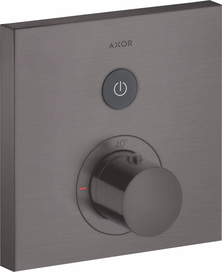 hansgrohe AXOR Starck ShowerSelect Thermostat carré à encastrer pour 1 consommateur, 36714340, 36714340
