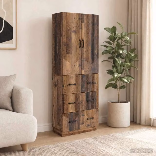Set di armadi 2 pz 66 x 34,5 x 87 cm Legno ingegnerizzato 3416806