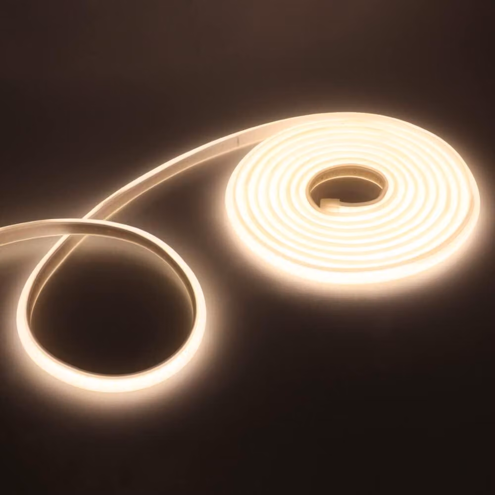 Striscia LED con 288 LED al metro, tecnologia COB, grado di protezione IP65, 220V, luce bianca naturale, lunghezza 50 cm, tagliabile