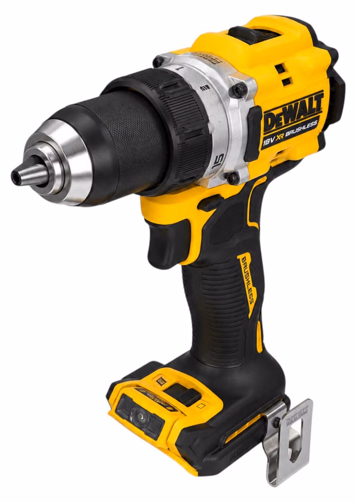 Trapano avvitatore a batteria DeWalt DCD 800 N 18 V 90 Nm brushless solo - senza batteria, senza caricabatterie
