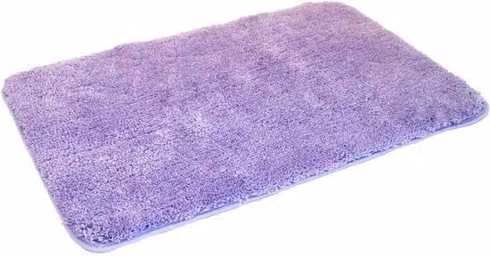 Tappeto Kinzler in microfibra viola, antiscivolo e compatibile con riscaldamento a pavimento, L 70 cm x P 120 cm x H 1 cm