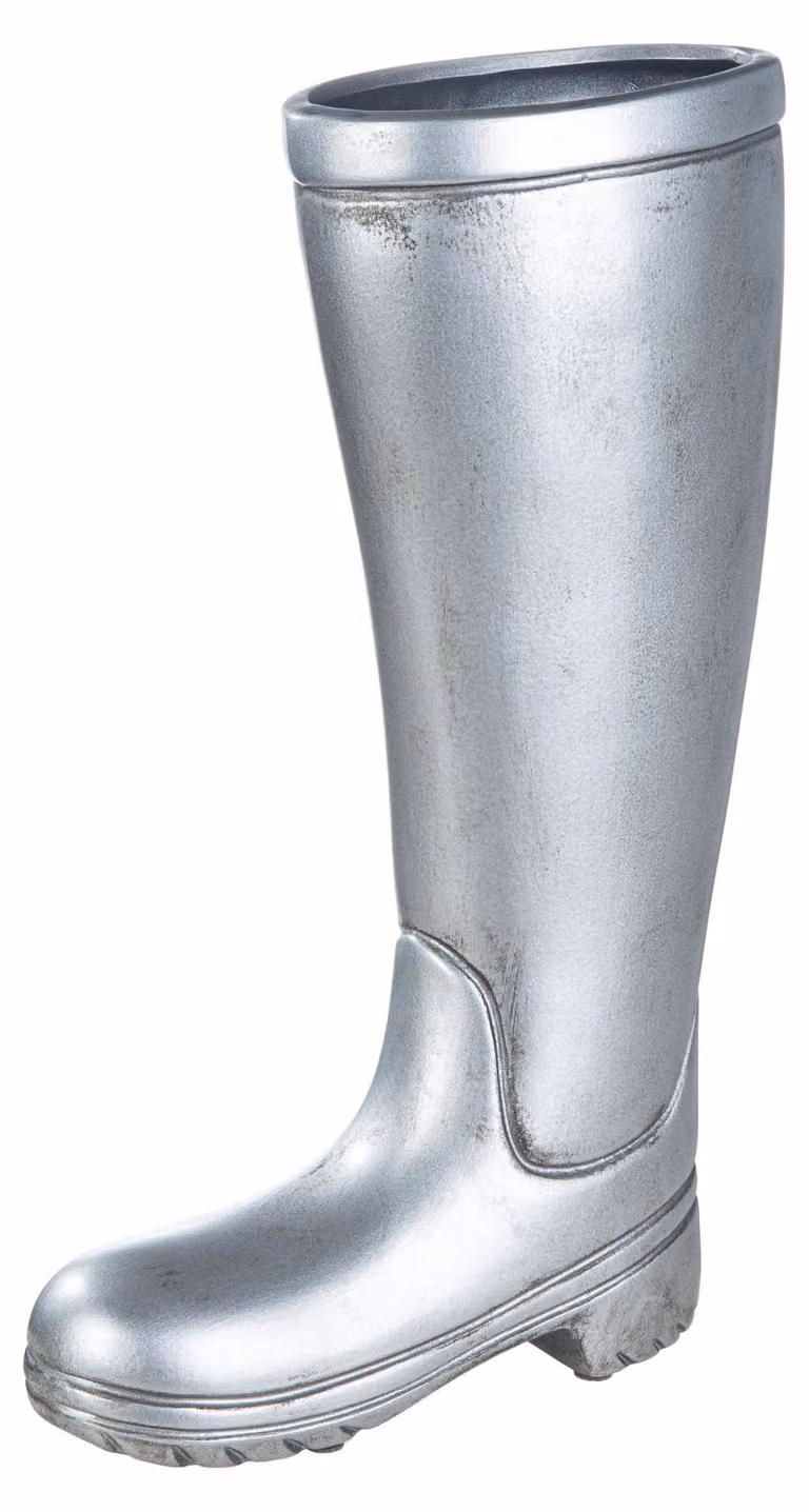 Omgoods - Portaombrelli decorativo in Vetroceramica, color argento