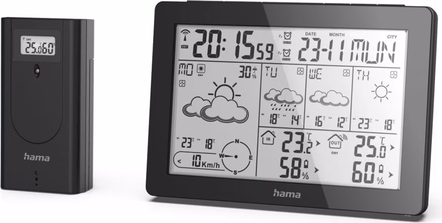 Centro previsioni meteo Hama Meteotime , nero