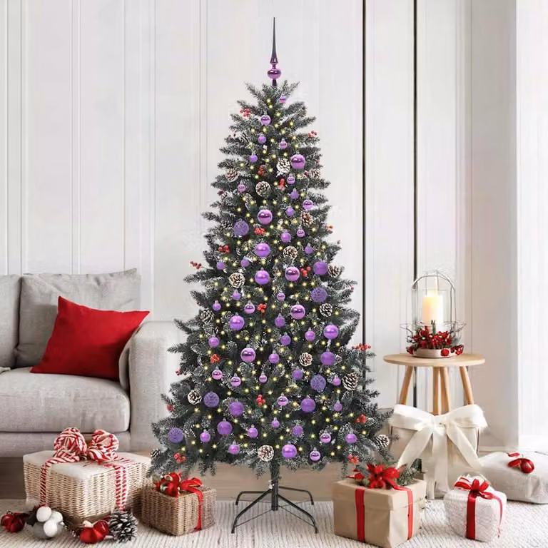 Maison Exclusive - Albero di Natale artificiale verde 180 cm PVC, plastica e acciaio