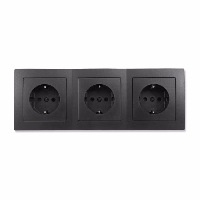 Set di prese McPower Flair "Beginner 3S", 4 pezzi, antracite, opaco