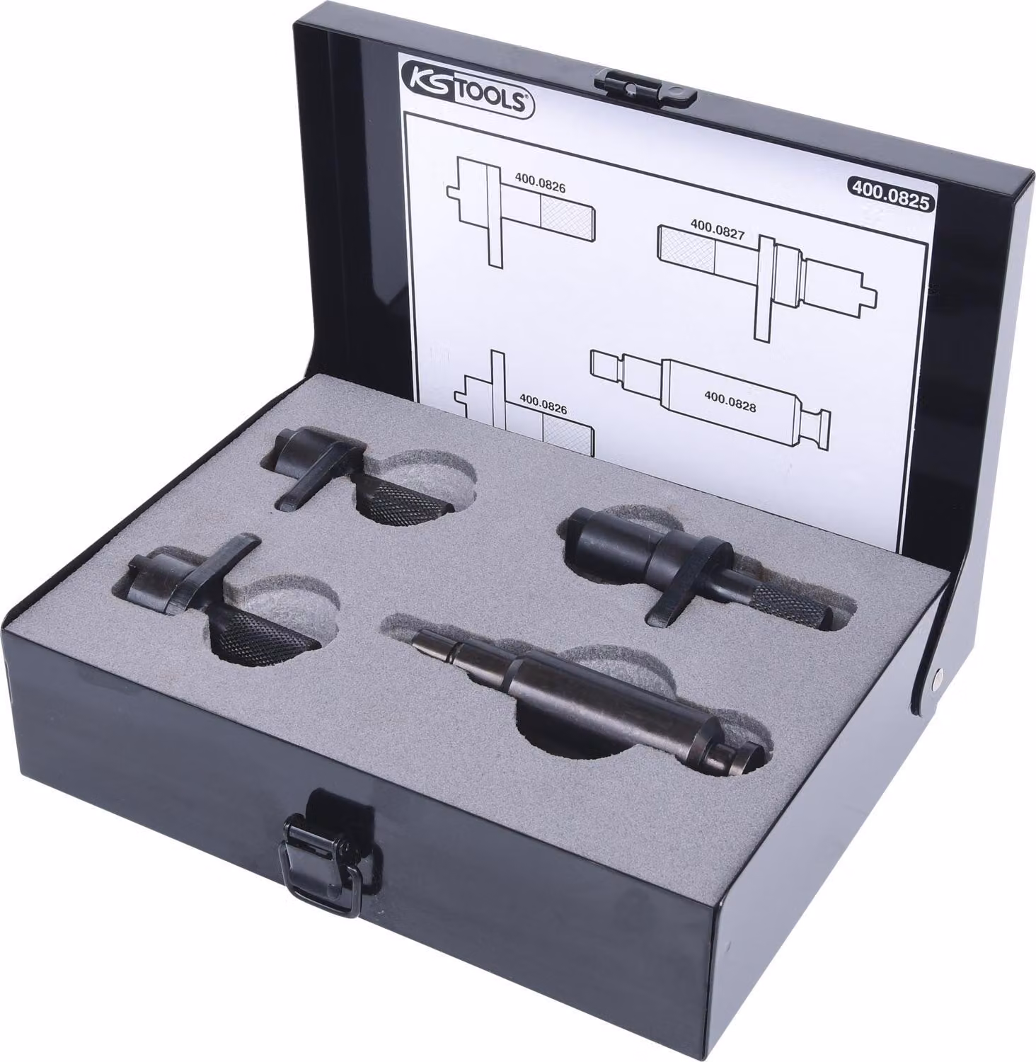 Set di attrezzi per la regolazione del motore KS TOOLS per VAG, 4 pezzi (400.0825)