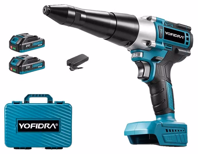Motore elettrico, motore brushless, elevata forza di trazione, 2 set di batterie
