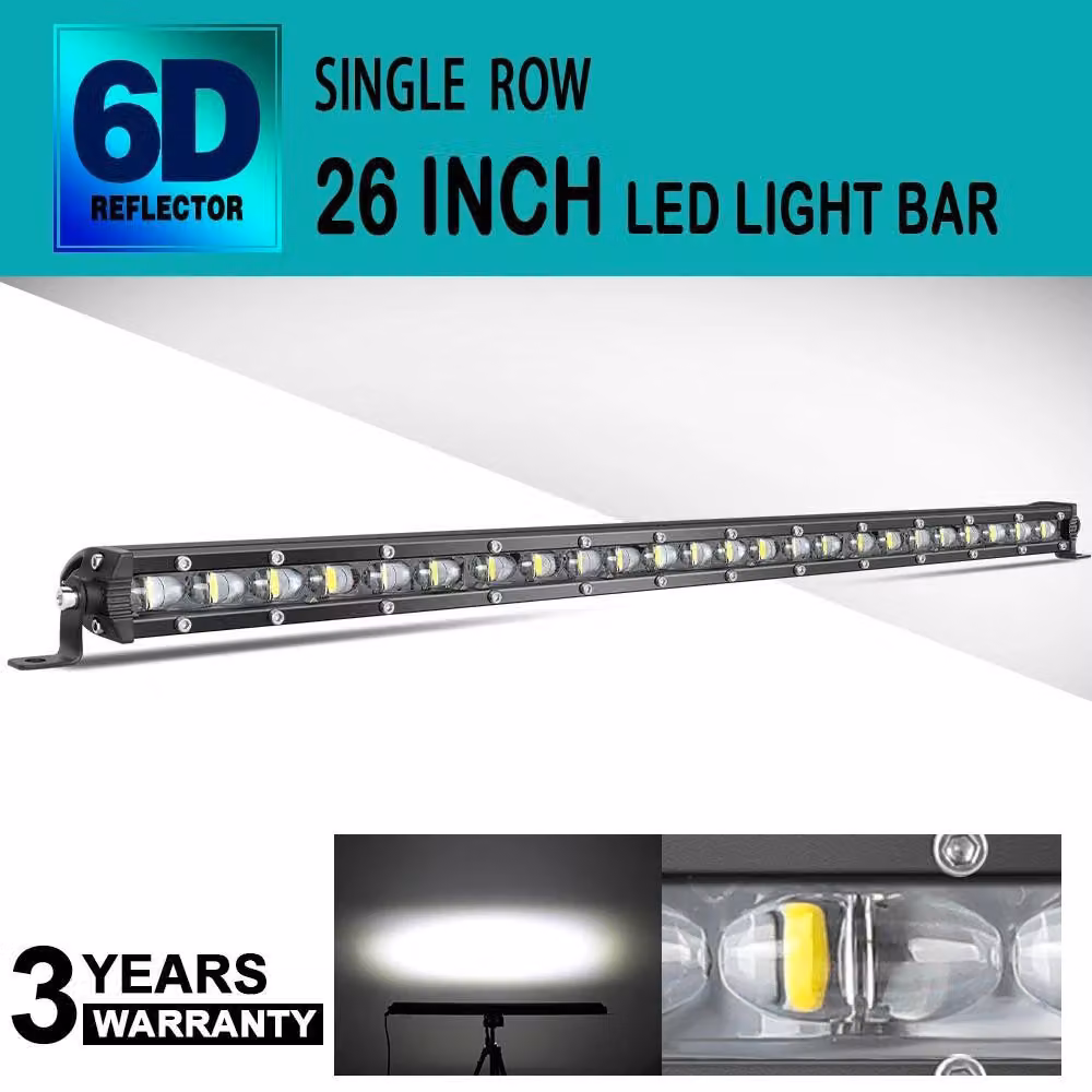 Barra luminosa a LED, impermeabile, lunga durata, barra luminosa a LED da 66 cm