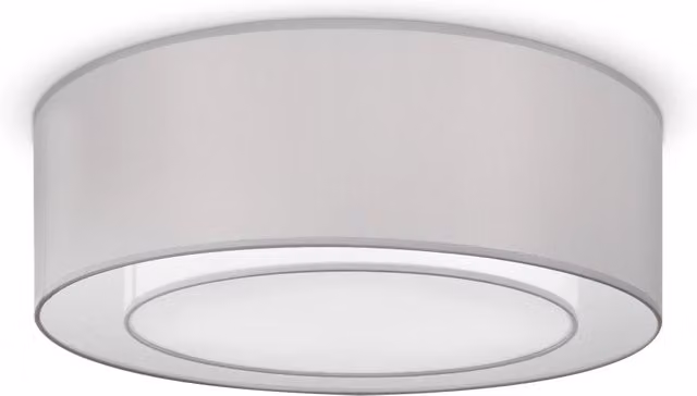 Plafoniera rotonda Bergamo Maytoni cromo/grigio 3xE27 52cm