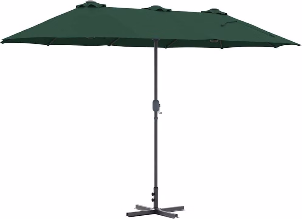 Ombrello da giardino Verde 370 x 197 x 239 cm