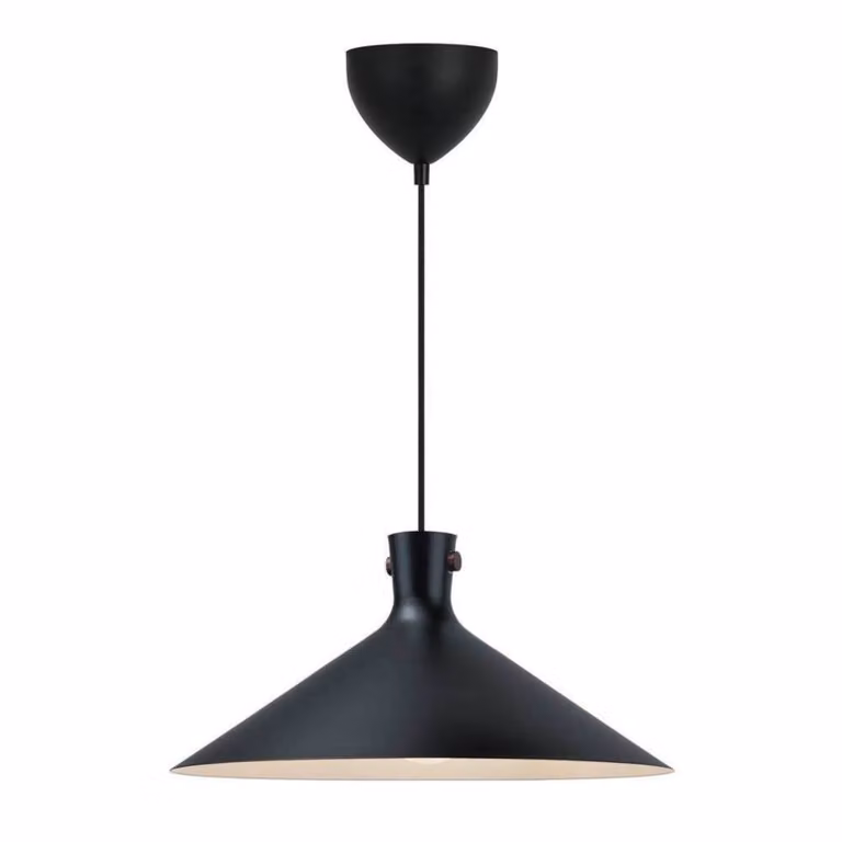 Nordlux Lampada a sospensione Dorina, dimmerabile, Nero, Soggiorno / Sala da pranzo, Metallo, Scandinavo, Lampada a sospensione