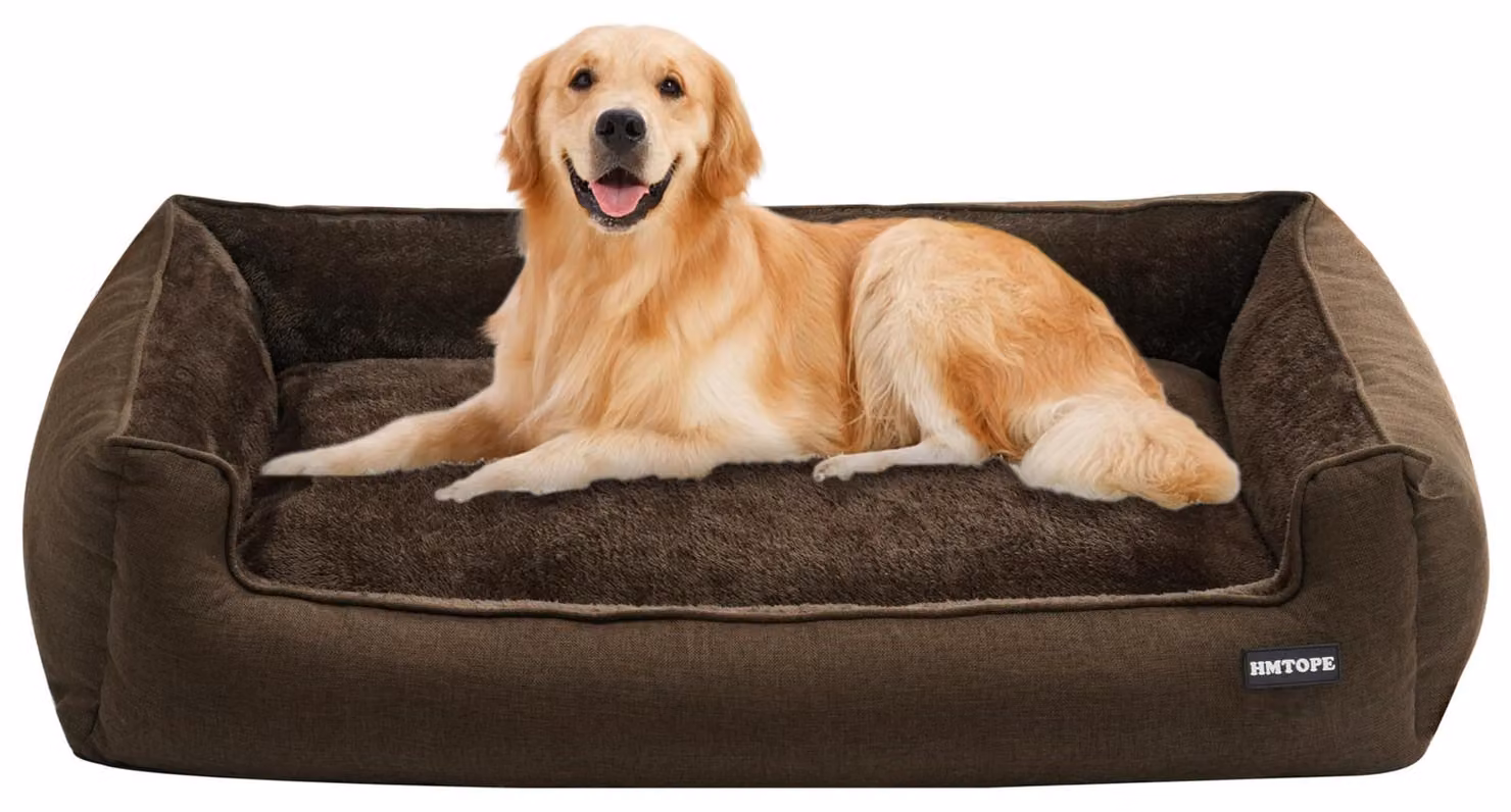 Cuccia per cani - Rimovibile e lavabile - Marrone - 110 x 86 x 26 cm