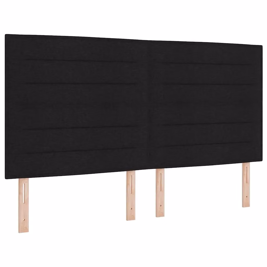 Letto a molla con illuminazione LED vidaXL in tessuto nero L: 180 cm, P: 200 cm, H: 280 cm – 2