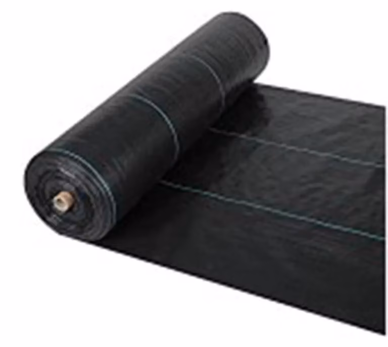Tessuto antierbacce per giardini - Dimensioni 1,22 x 76,2 m - Extra resistente 5 oz - Elevata permeabilità all'acqua - Per aiuole - Nero