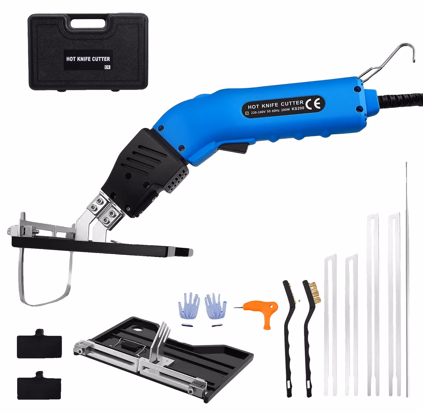 Taglierina per schiuma, temperatura regolabile, utensile di cordonatura di precisione, blu