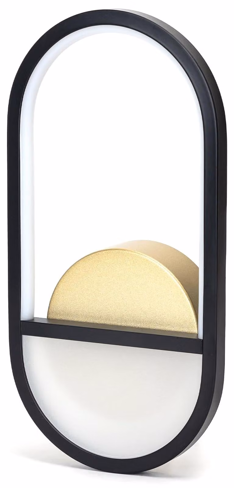 Lampada da parete in alluminio, 13,5 W, 2700 K, colore bianco