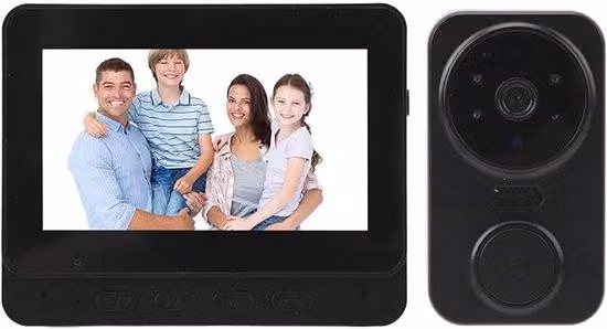 Sistema video WiFi senza fili con risoluzione 1080p, videocitofono con monitor e audio a due canali